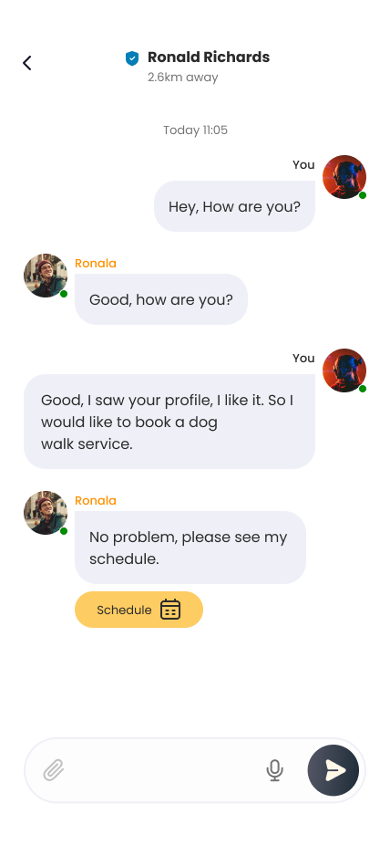 chat page