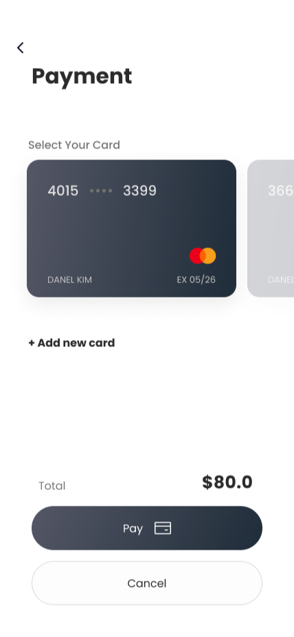 Payment page