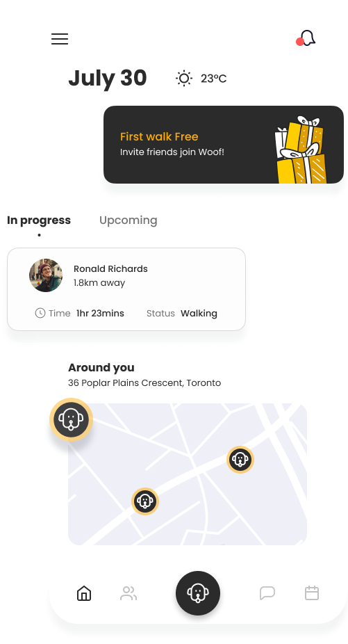 Dog walking final homepage
