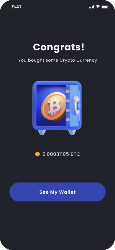 Order confirmation page