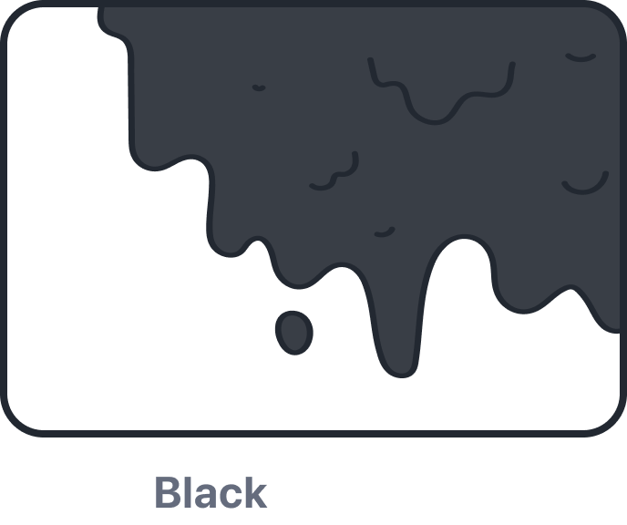 Color black